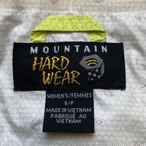 Mountain HardWear Yellow Conduit Silk Waterproof Jacket Size Small - Picture 3 of 16